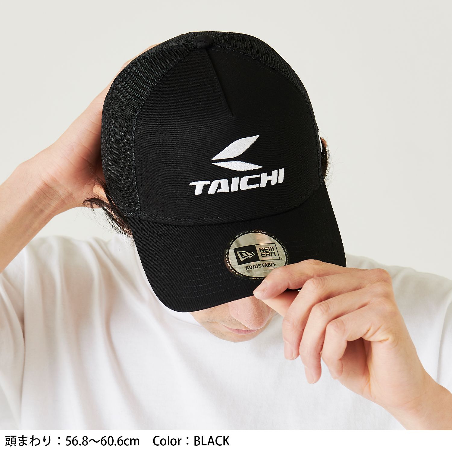 TAICHI バッグとNEW ERA メッシュキャップ