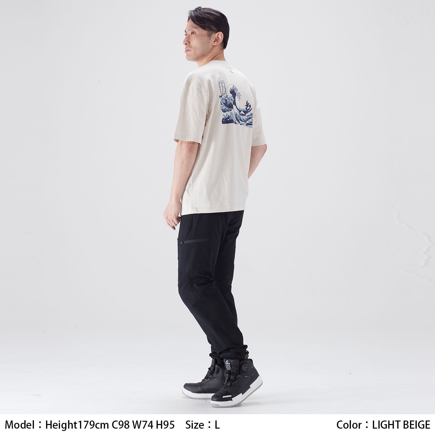 あああさま　Mサイズブラック タイチ公式通販】RSU132 アラナミ OVERSIZED T-SHIRT | TAICHI