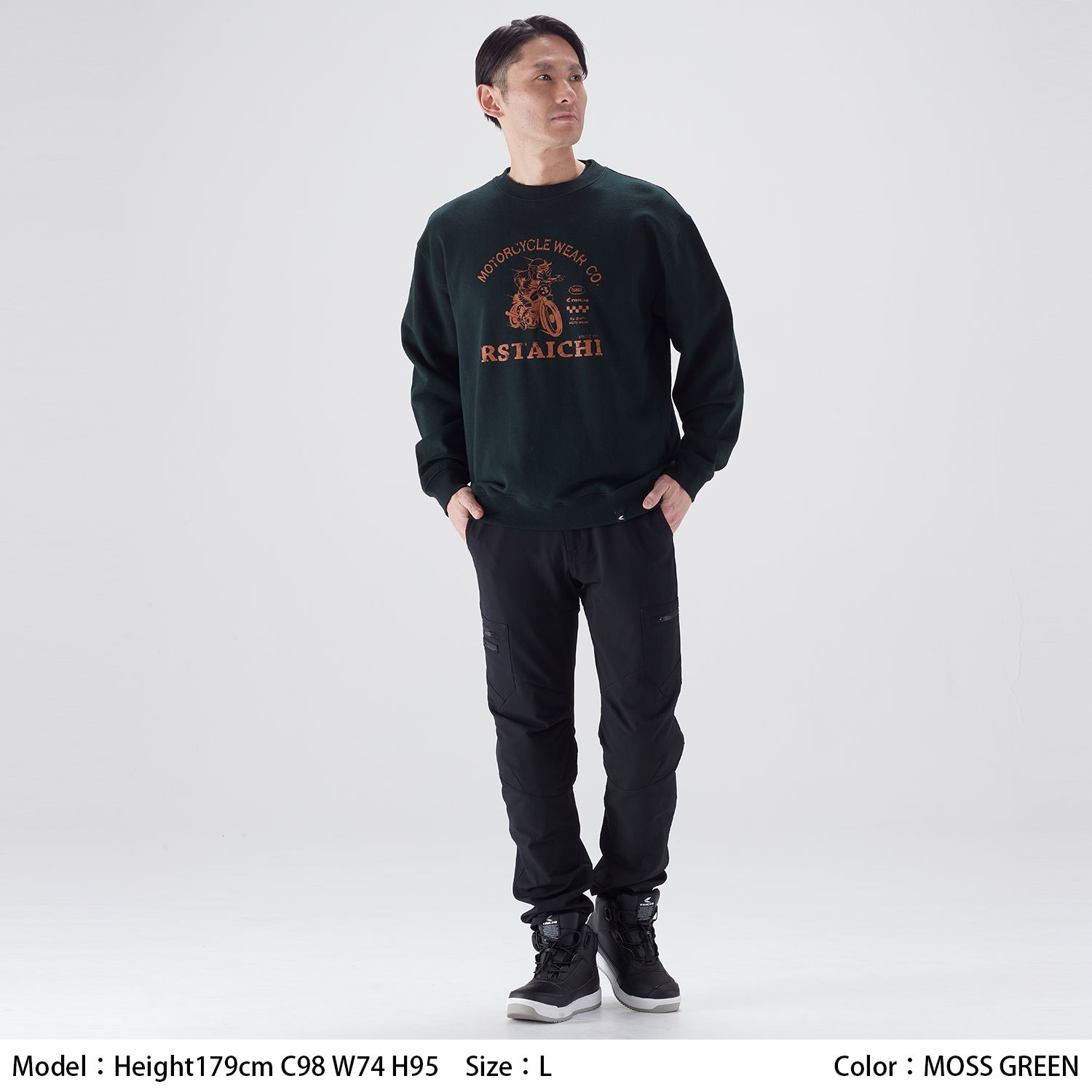 RSU139 | RHINO CREW NECK SWEAT［2colors］