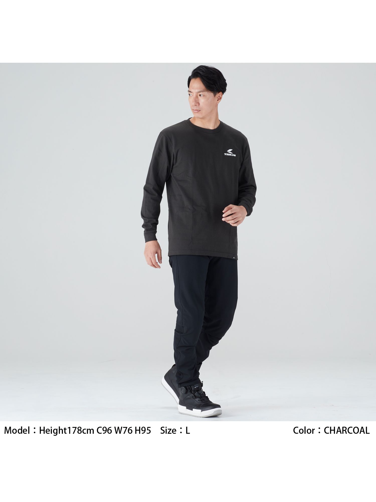 RSU116 | POINT LONG SLEEVE T-SHIRT［2colors］