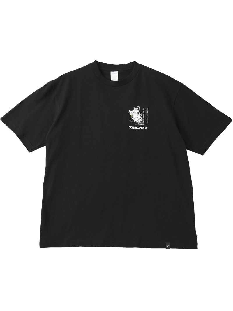 RSU127 | RIDING RACER CAT OVER SIZE T-SHIRT［2colors］