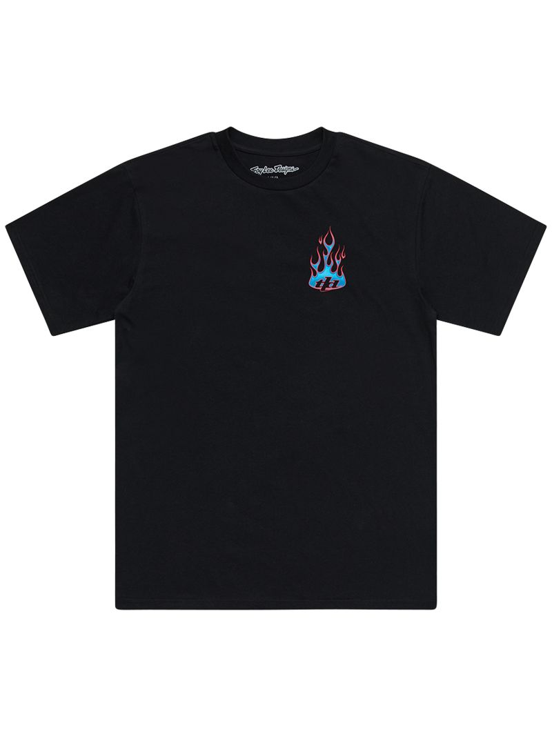 TDA048 | TORCHED SHORT SLEEVE TEE［1color］