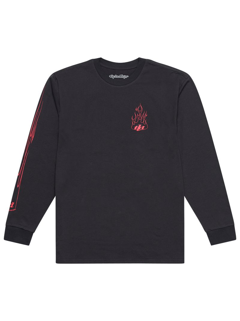 TDA051 | TORCHED LONG SLEEVE TEE［1color］