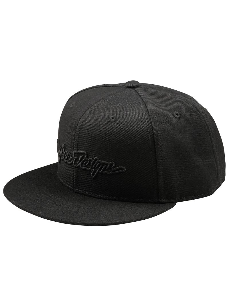 TDA052 | SIGNATURE FLAT BILL SNAPBACK［1color］