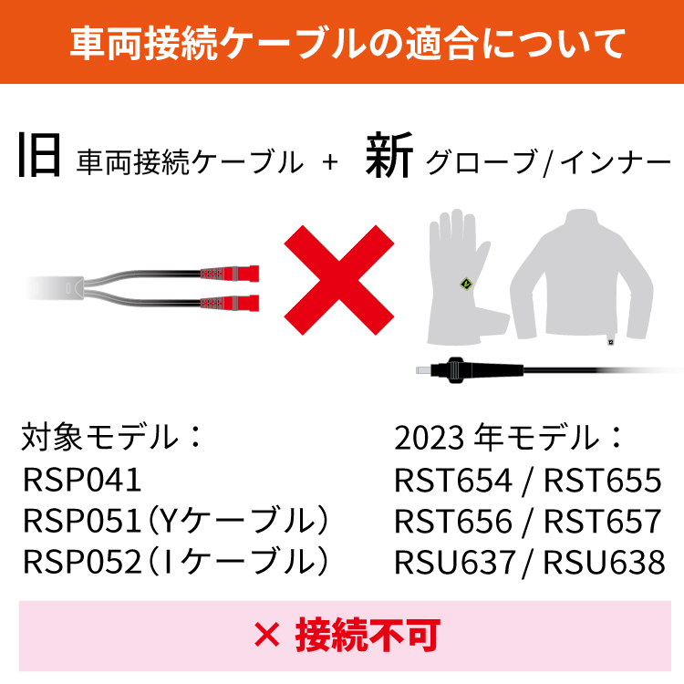 タイチ公式通販】RSP041 e-HEAT 12V車両接続ケーブルセット | TAICHI